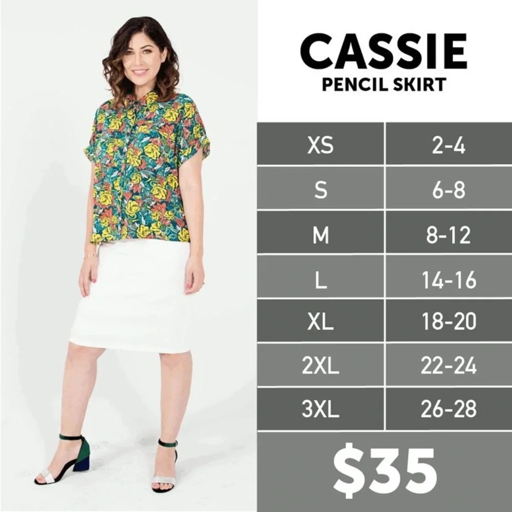 LuLaRoe NWT Cassie Pencil Skirt | Size S - Picture 6 of 6